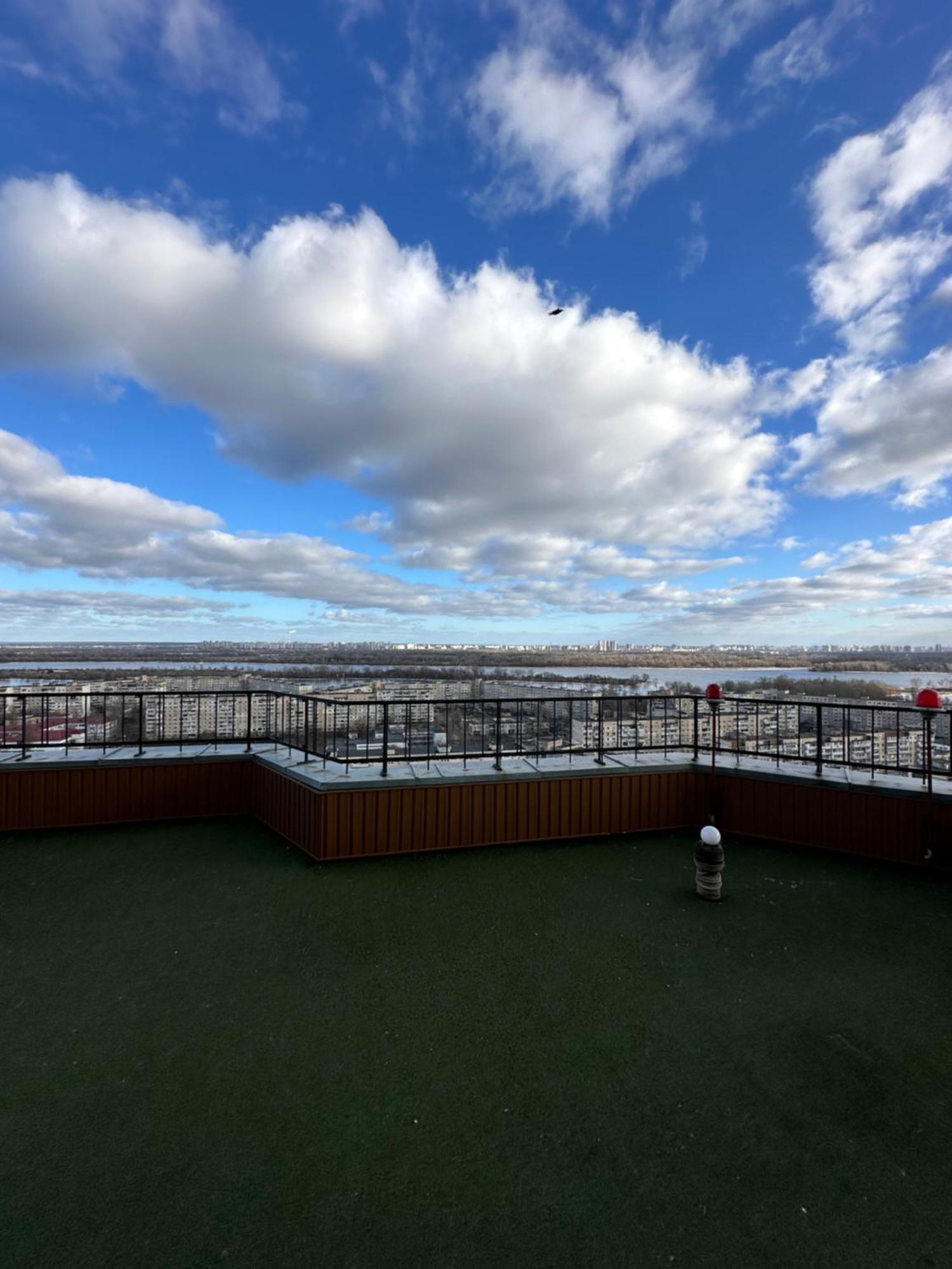 Penthouse Apartment Panoramic View Kiew Exterior foto