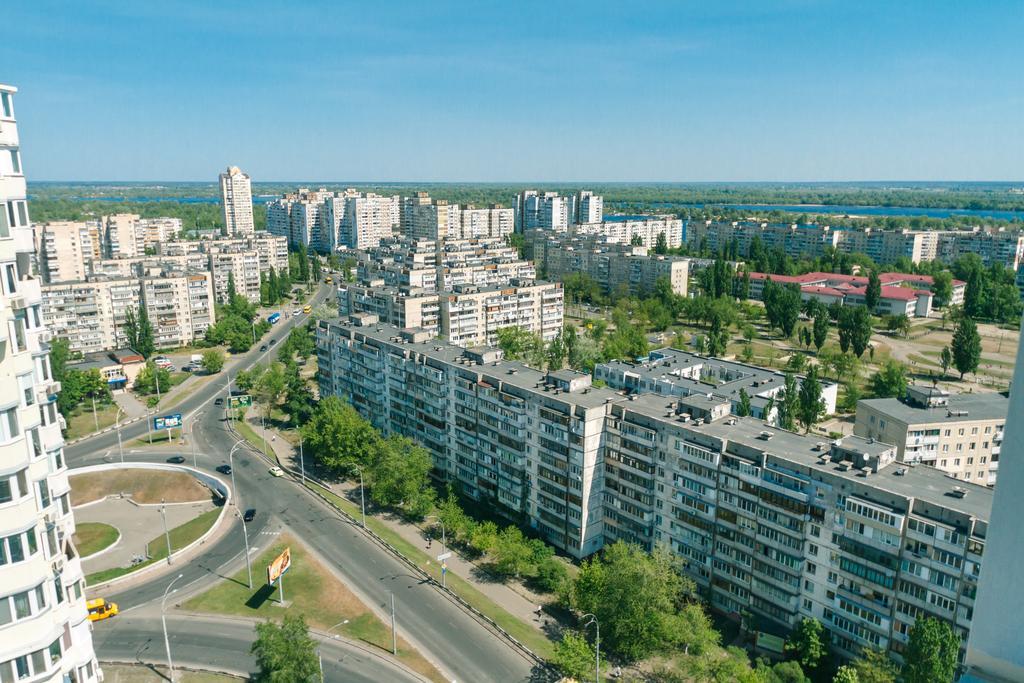 Penthouse Apartment Panoramic View Kiew Exterior foto